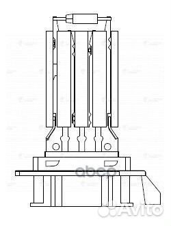 Резистор вентилятора отопителя LFR 1801 luzar