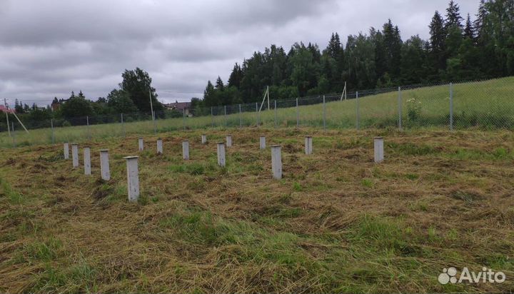 Железобетонные сваи под ключ установка