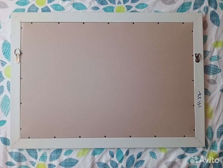 Картина вышитая крестом с рамкой