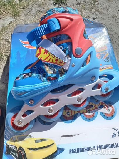 Новые Коньки роликовые Kreiss Hot Wheels
