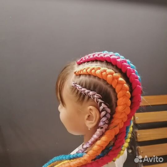 Косы с канекалоном и без