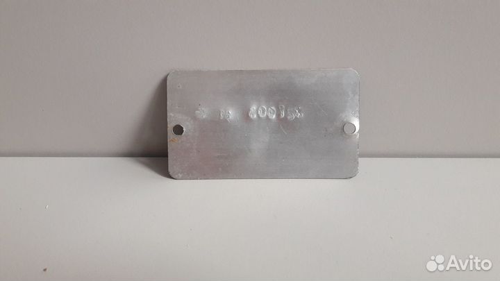 Шильдик от холодильника ока-6 кш-300П, 1981 г