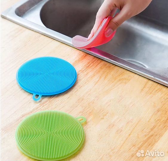 Силиконовая губка-щетка