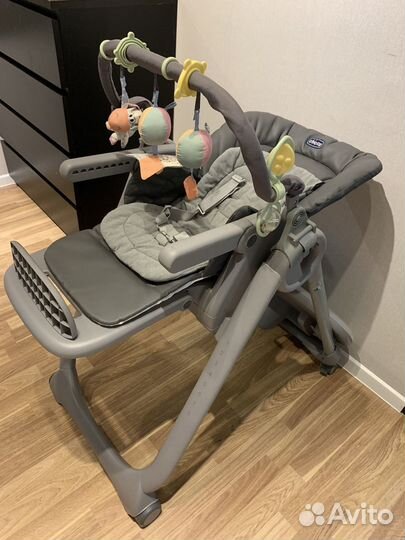 Стульчик для кормления chicco polly magic relax