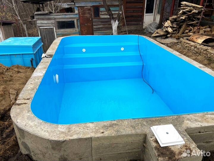 Бассейн из пластика 5x3