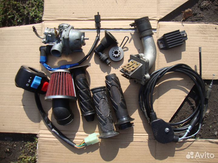 Запчасти на скутер Стелс и на Джи икс 4т