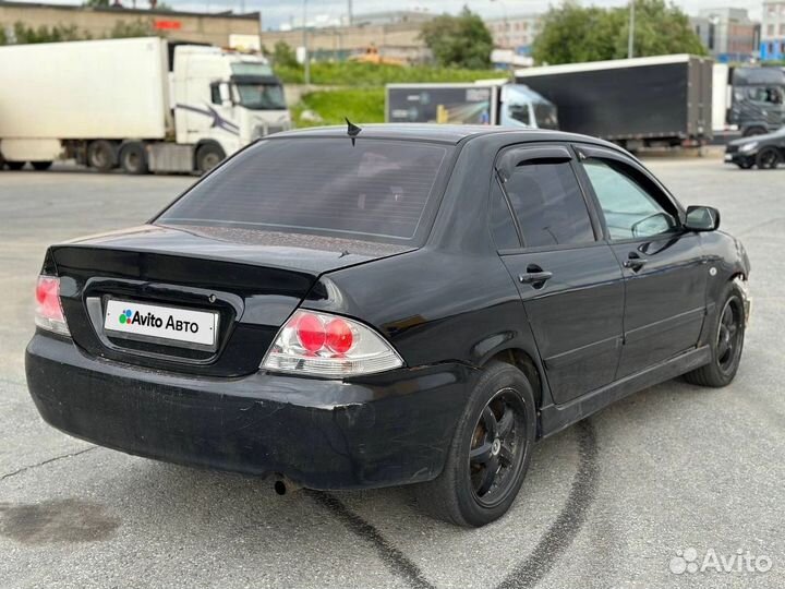 Mitsubishi Lancer 1.6 AT, 2005, 198 000 км