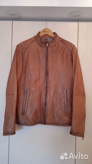 Кожаная куртка Massimo Dutti