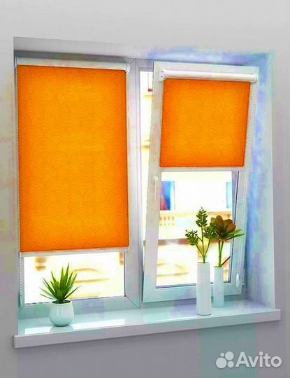 Рулонные шторы мини на створки