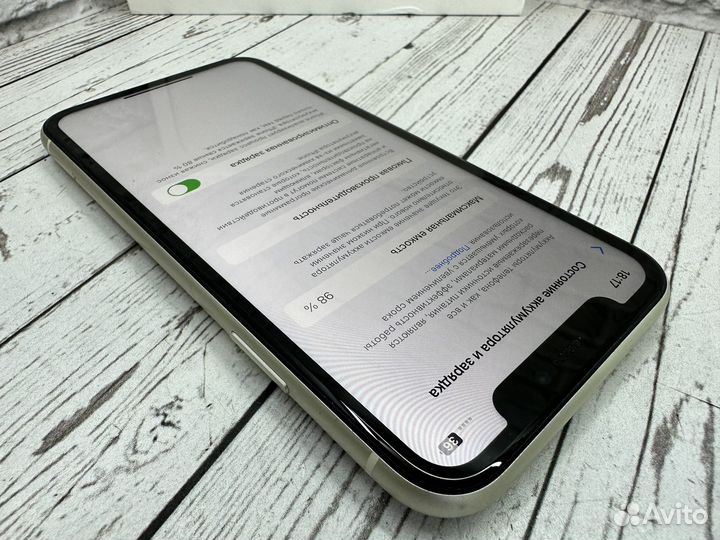 Apple iPhone 11 64gb white идеал 98Акб