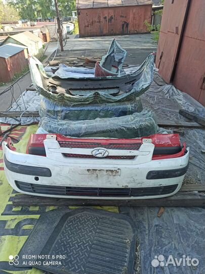 Бампер передний на Гетц 2002-2005