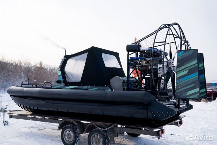 Аэролодка Север Спутник 550 с пробегом