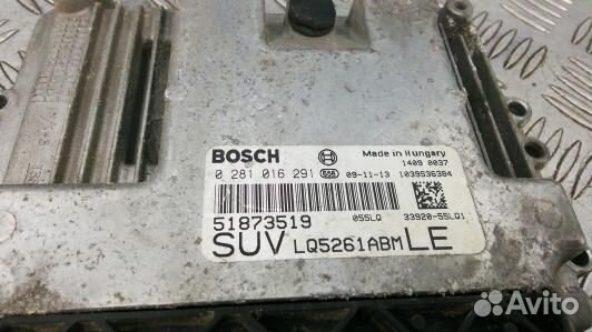 Блок управления двс suzuki SX4 YA11S (ABE05PC01)