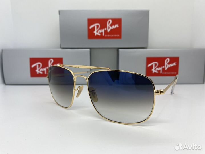 Очки RAY BAN Colonel 3560 001/3F градиент