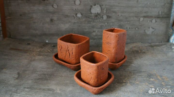 Горшки цветочные керамические