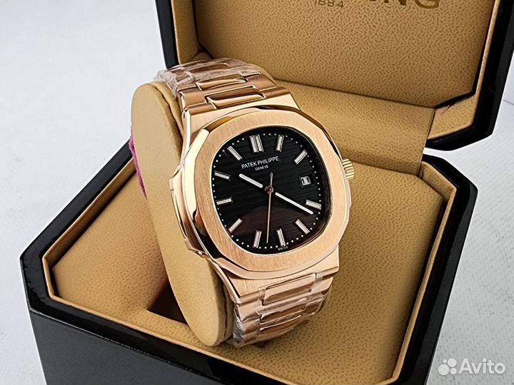 Мужские часы Patek Philippe Nautilus gold