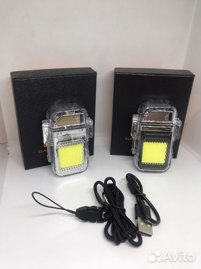 Водонепроницаемая зажигалка дуга с фонариком