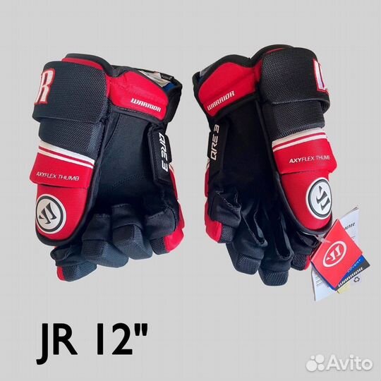 Перчатки хоккейные Warrior QRE3 JR