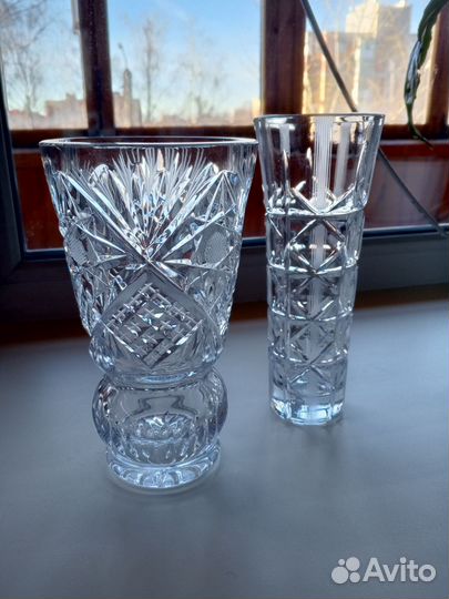 Хрустальная ваза