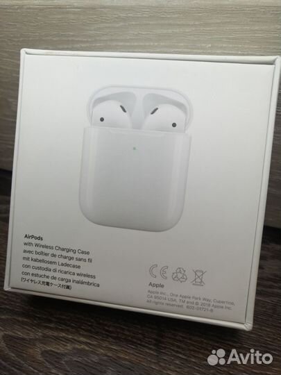 AirPods 2 беспроводные наушники / Отличный звук