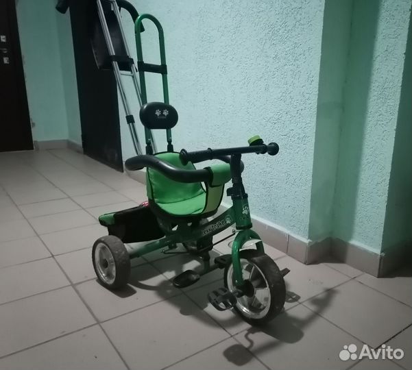 Детский трехколесный велосипед бу