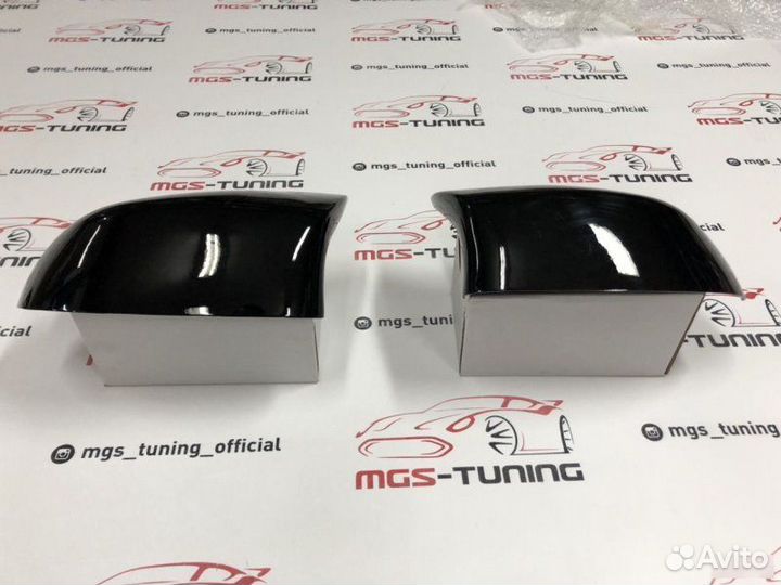 Накладки на зеркала (крышки) Х4 М BMW F26 черные