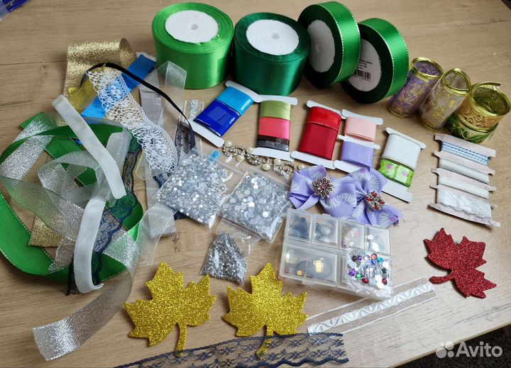 Ленты для рукоделия пакетом