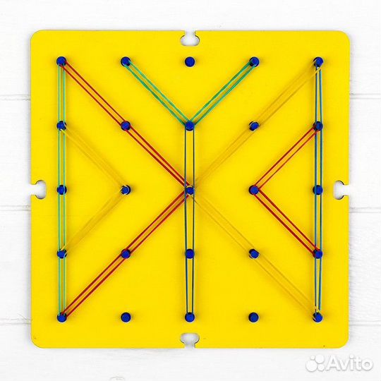 2 шт. Геоборд 'Ассорти' 19 x 19 см