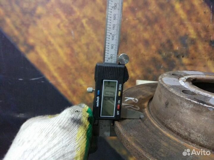 Тормозной диск задний Audi Allroad C5 BES 2003