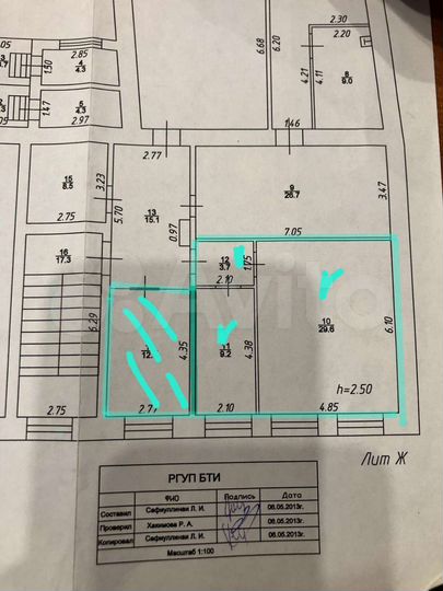 Склад, мастерская, цех 42,5 м²