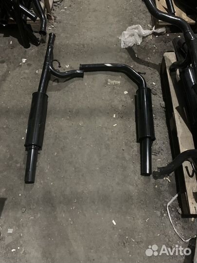 Выхлопная система stinger приора 2170-72 раздвойка