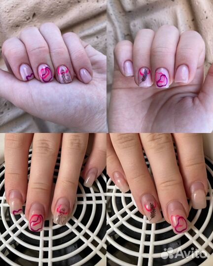 Маникюр гель лак