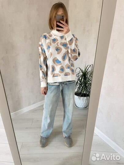 Свитер леопардовый