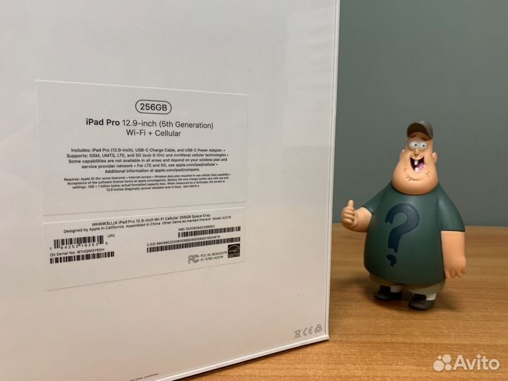 Apple iPad Pro 12.9 5th Gen M1 256Gb Wi-Fi + Cel