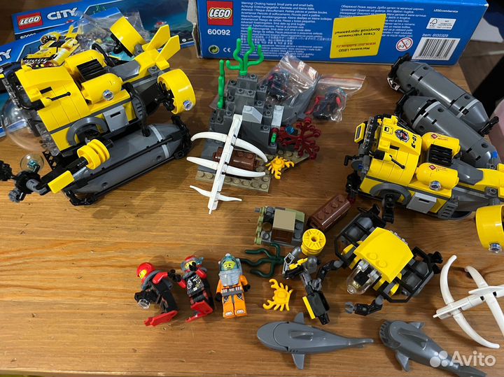 Lego City Deep Sea 60092, 60091