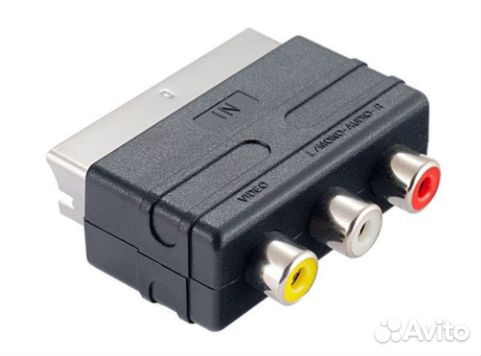 Переходник scart - 3xRCA