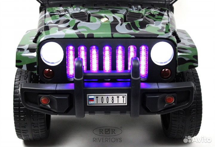 Электромобиль детский внедорожник джип с пультом