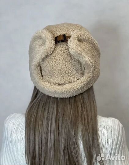 Шапка ушанка зимняя женская