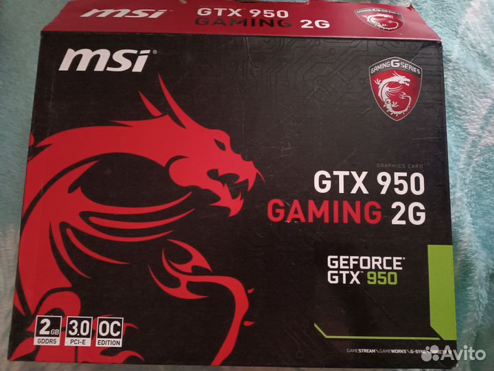 Видеокарта gtx 950 2gb