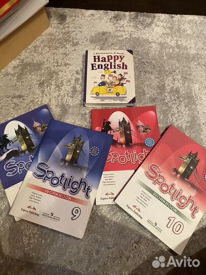 Книги и тетради английский язык Spotlight 9,10
