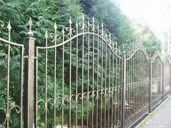 H2Заборы кованные из металла 1м/h2 p/p pstro