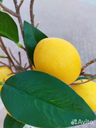 Искусственные цветы лимон, папоротник IKEA