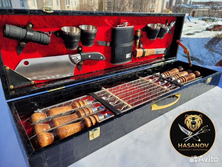Шашлычный набор подарочный