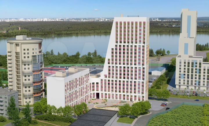 2-к. квартира, 58,8 м², 7/23 эт.