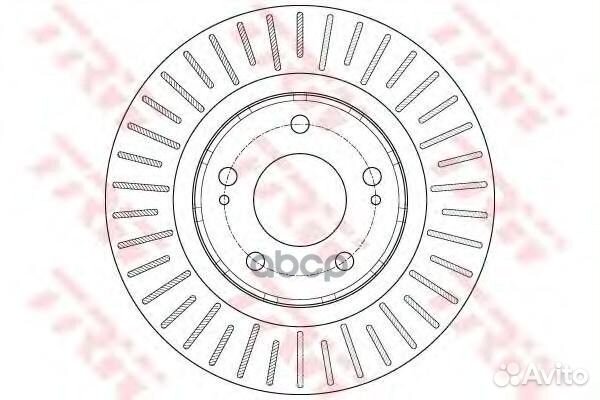 Диск тормозной lucas TRW DF6174 (1606375780)