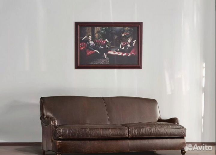 Диван кожаный