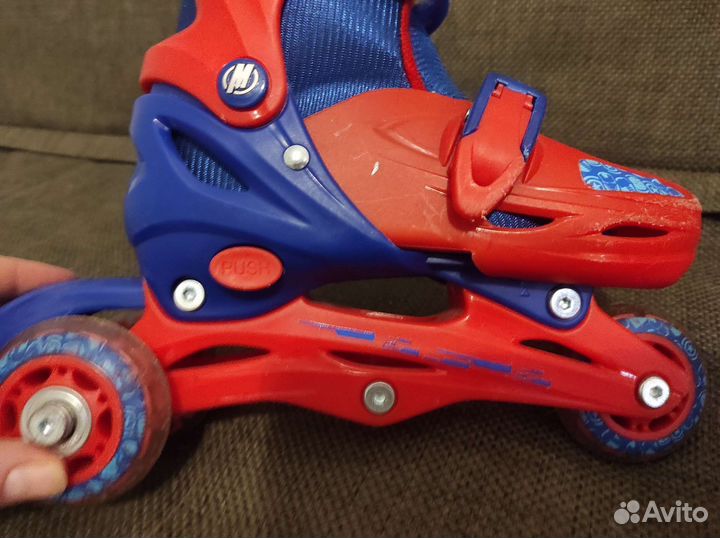 Роликовые коньки детские раздвижные 30 31 32 33