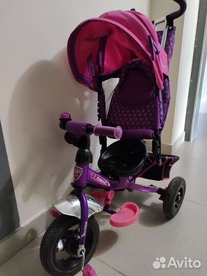 Велосипед коляска с ручкой