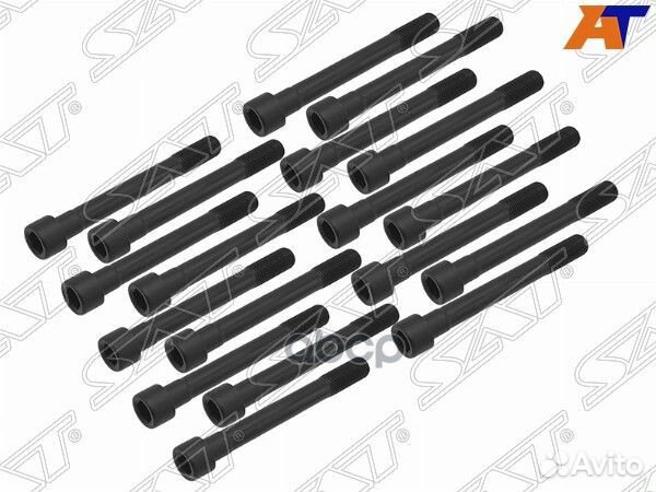 Болт ГБЦ (комплект) mitsubishi 4G63/4G64/4D55/4