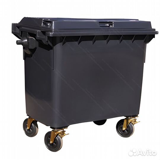 Пластиковый мусорный контейнер 770л 0.77-4175